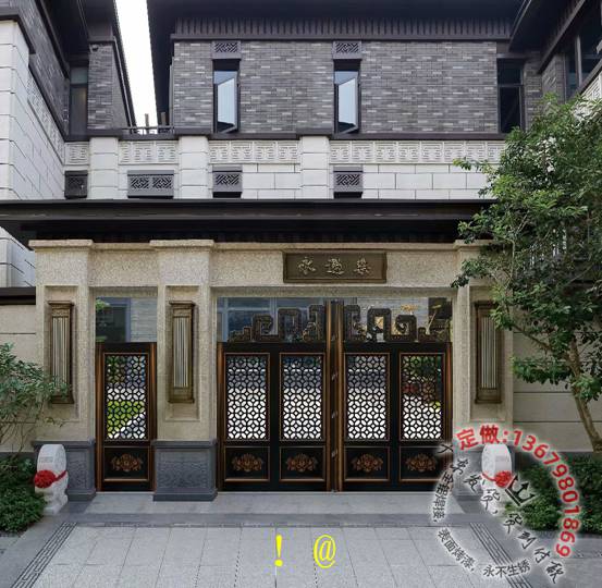 别墅大门_铝艺大门_庭院大门_乡村大门_住宅大门_院子大门